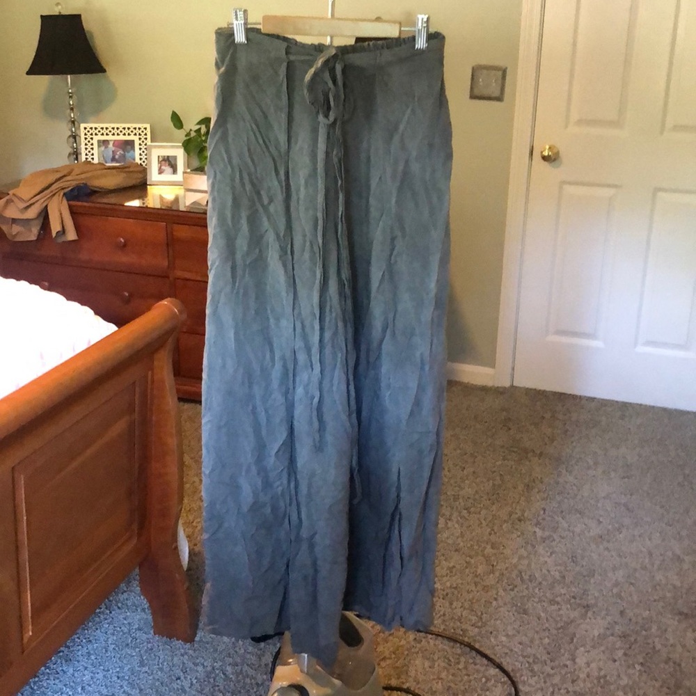 grey two layer pants